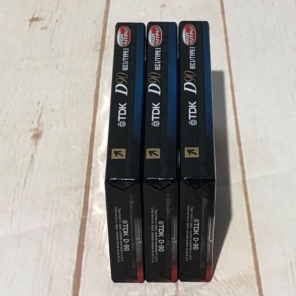 TDK blank cassette tapes 90 minute sealed lot of 7 - Picture 7 of 7